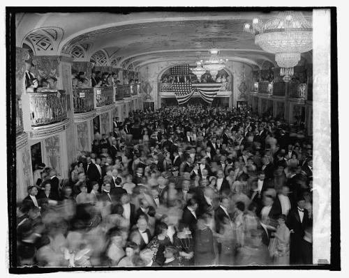 Calvin Coolidge's Inaugural Ball 1925 - Courtesy of the Library of Congress